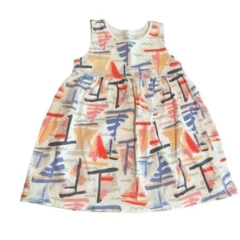 Old Navy Sail Boat Dress 6-12 months